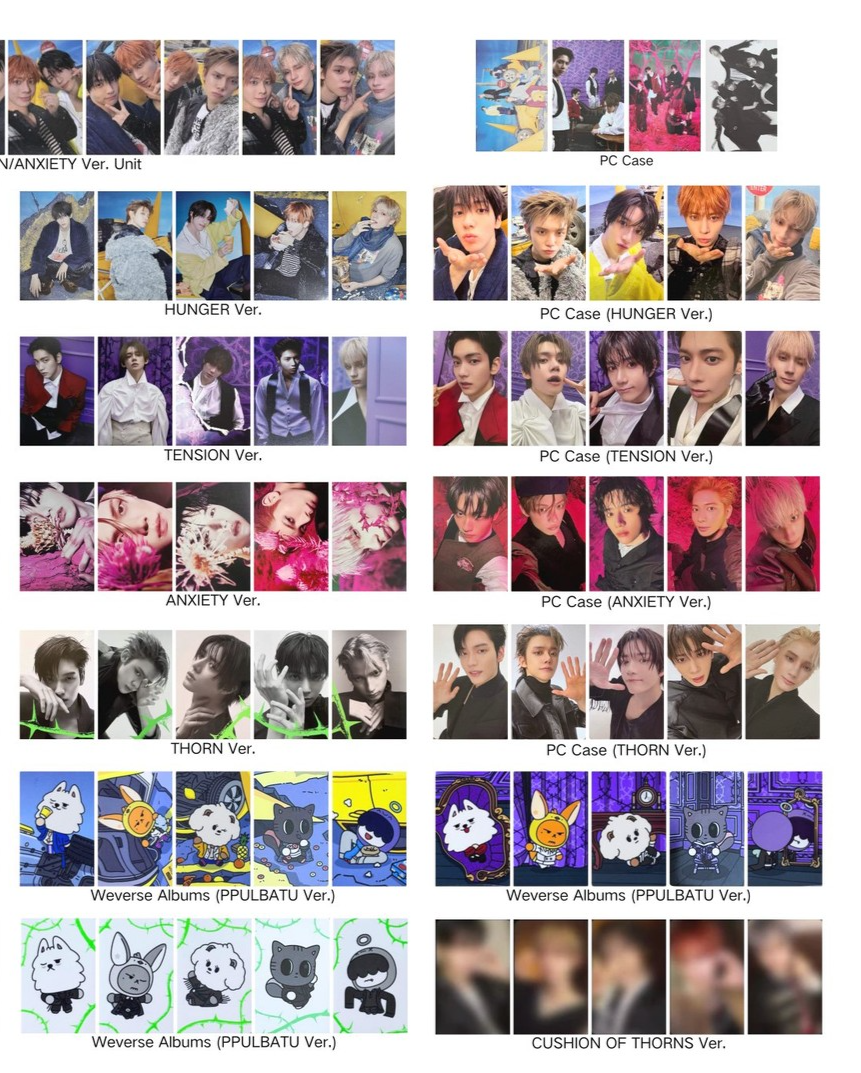 TXT - 7TH YEAR: A Moment of Stillness in the Thorns PHOTOCARD
