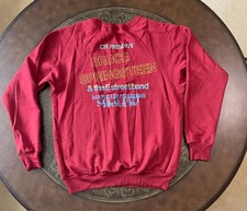 Vintage Bruce Springsteen Maple Leaf Gardens 1981 River Tour Crew Sweatshirt, LG