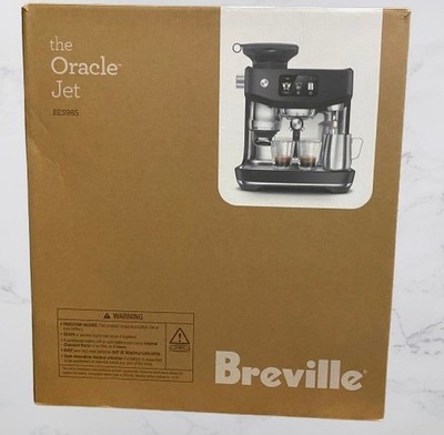 Brand New Breville The Oracle Jet Espresso Machine Black Truffle BES985BTR