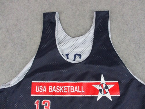 Vintage Tim Duncan USA Basketball Jersey Mens Large Reversible NBA Champion 90s - Picture 4 of 16