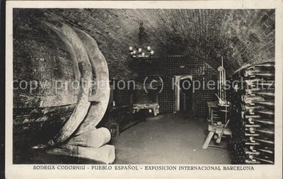 Barcelona Cataluna Bodega Codorniu Exposicion Internationa