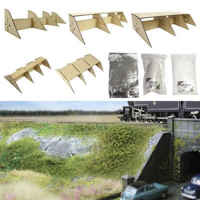 Spur O Modelleisenbahn Böschungsbausatz | Diorama Landschaft Landschaft Konvolut Set