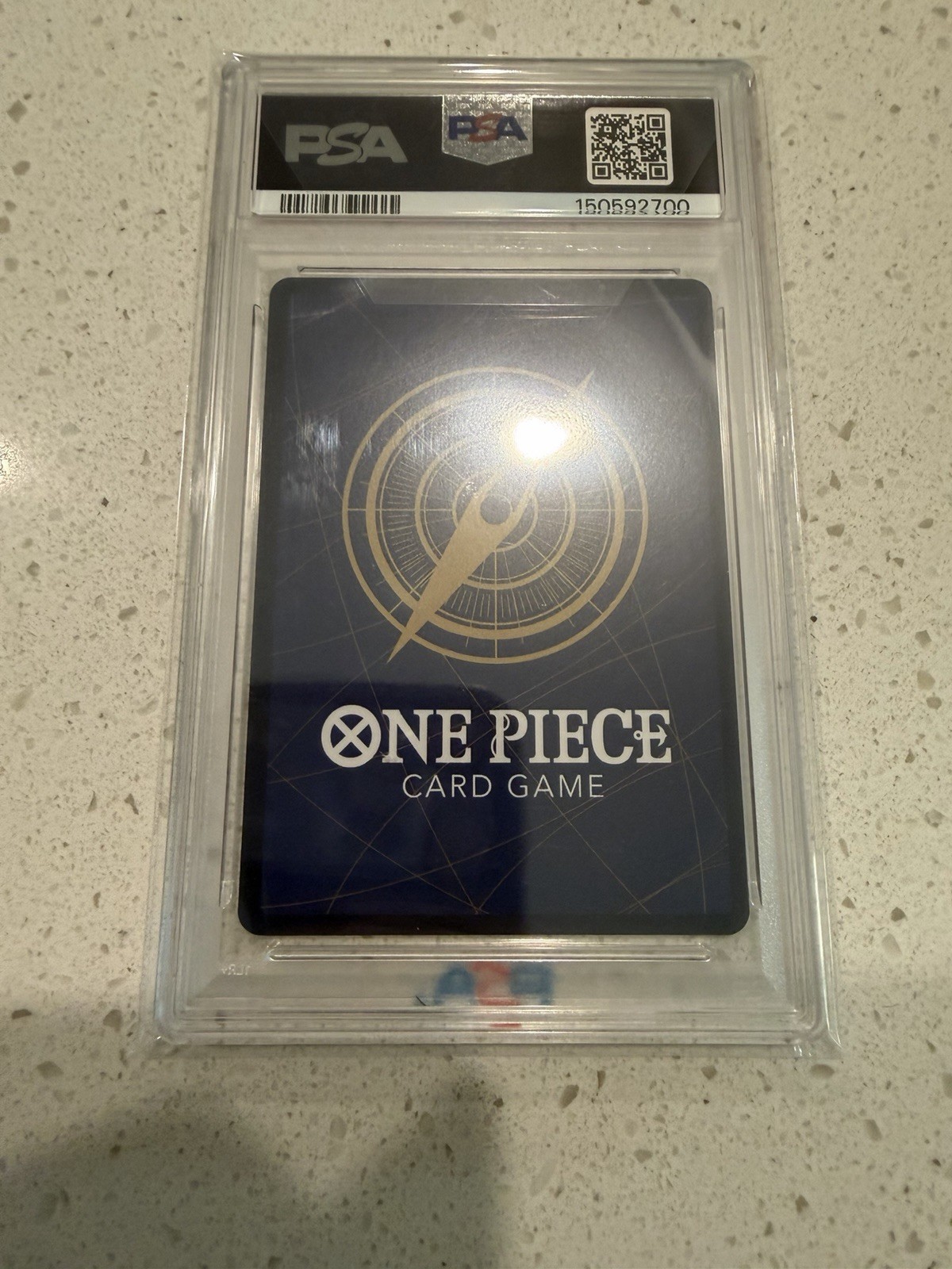 2024 One Piece EN Treasure Boosters Set #006 Monkey D Luffy PSA 9 MINT view 2