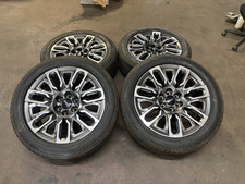 Set Of Used 22 Denali Ultimate 00-26 Gmc Sierra 1500 Rims 27550r22 Tires Lt Set Of Used 22 Denali Ultimate 00-26 Gmc Sierra 1500 Rims 27550r22 Tires Lt