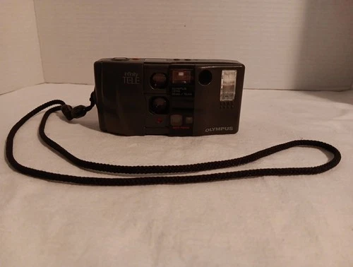 Vintage OLYMPUS INFINITY TELE POINT AND SHOOT Film CAMERA 70-35mm TESTED WORKS