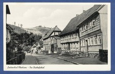 Lautenthal im Oberharz um 1958, das Bischofsthal