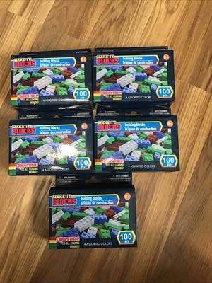 Make It Blocks Building Blocks Compatible Fits All Leading Brands 5 Sets 500 Pcs