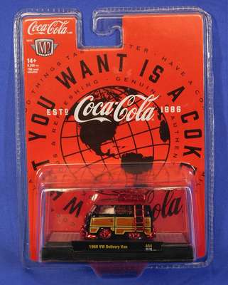 M2 MACHINES COCA COLA 1960 VW DELIVERY VAN A34 CHASE CHROME | eBay