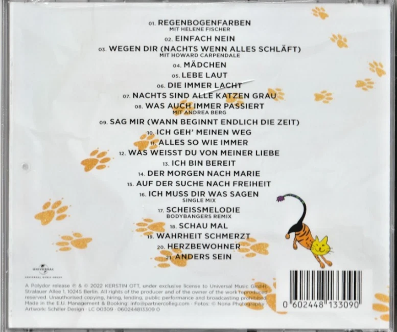 Kerstin Ott-CD-Das Ultimative Best Of Album-NEUWARE!- B-WARE - Hülle hat Spliss - Bild 2 von 2