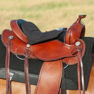 Cashel Long Western Tush Cushion - 13  W x 15  L x 2  Thick Foam Saddle Seat
