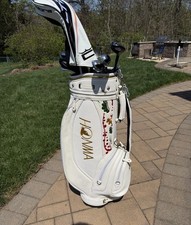 BERES Honma Aizu White Golf Cart Bag CB2132