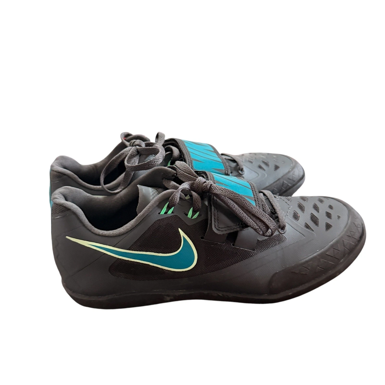 Nike Zoom SD 4 Black Green Track Throwing Shoes Men's Size 5.5 HQ3487-001