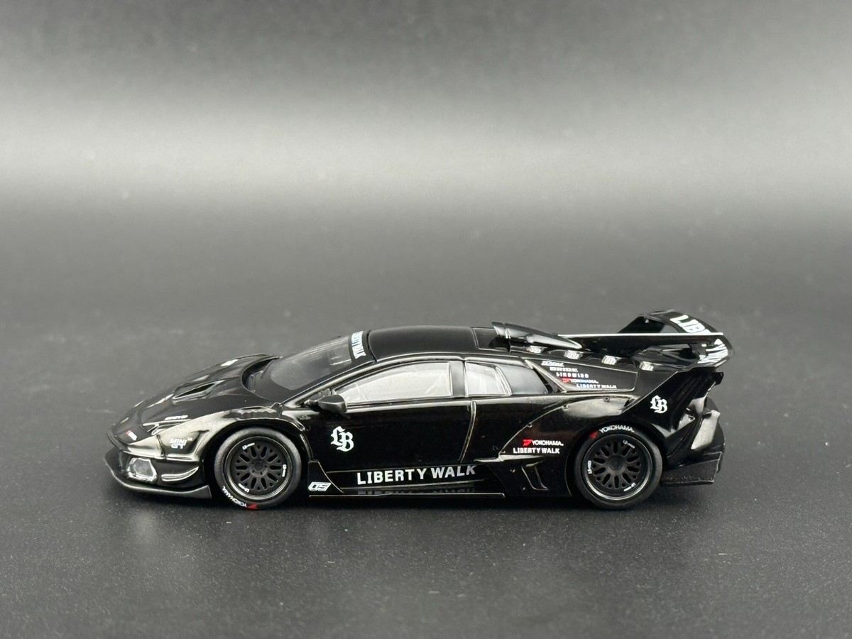 Mini GT Lamborghini LB-Silhouette WORKS MURCIELAGO GT Evo Black
