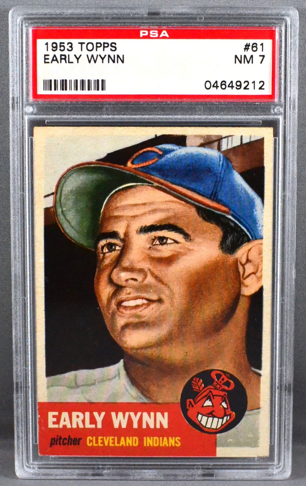 1953 Topps Early Wynn #61 PSA 7 NEAR MINT CLEVELAND INDIANS