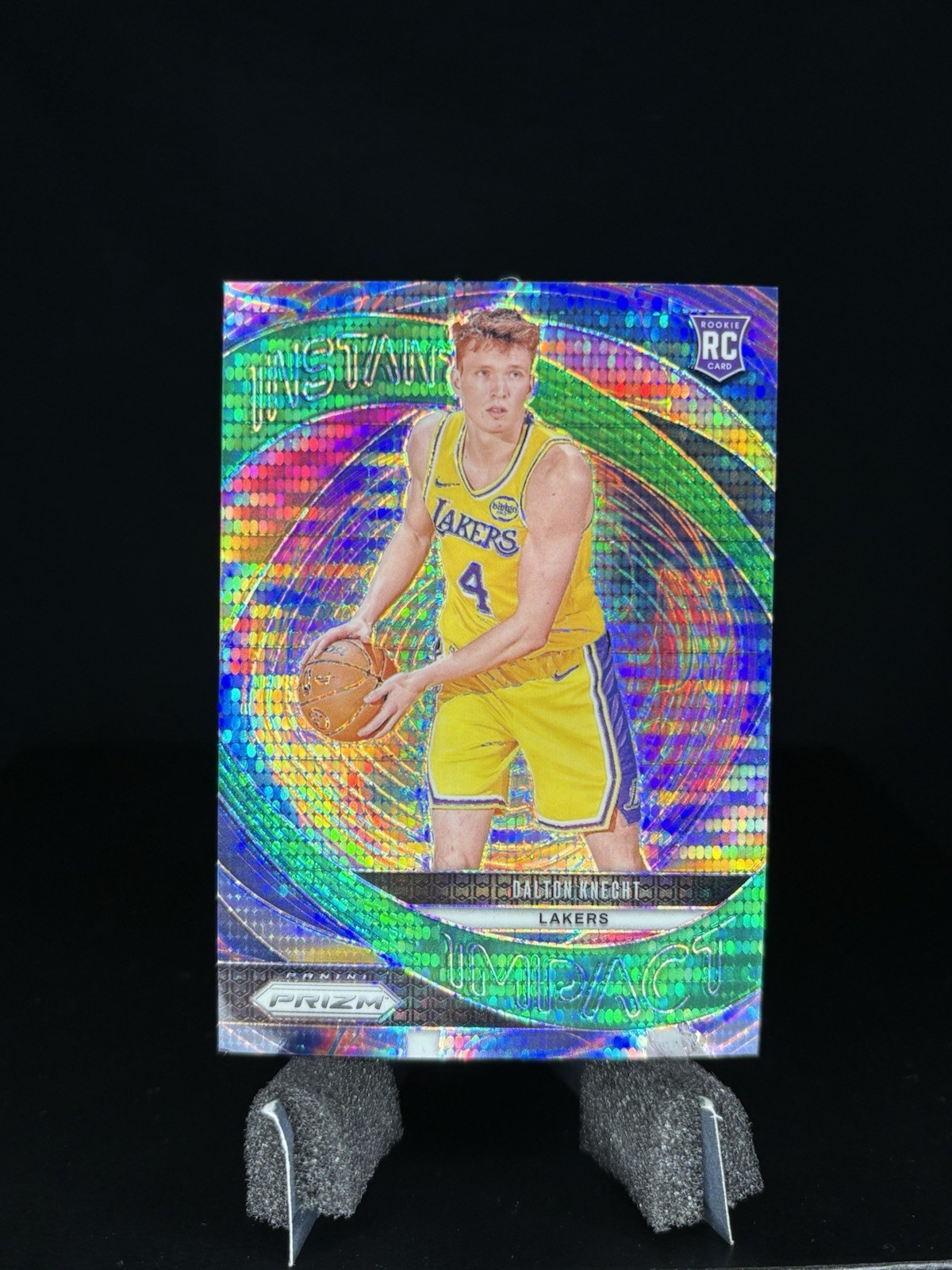 Dalton Knecht 2024-25 Panini Prizm Basketball Instant Impact Green Pulsar /25