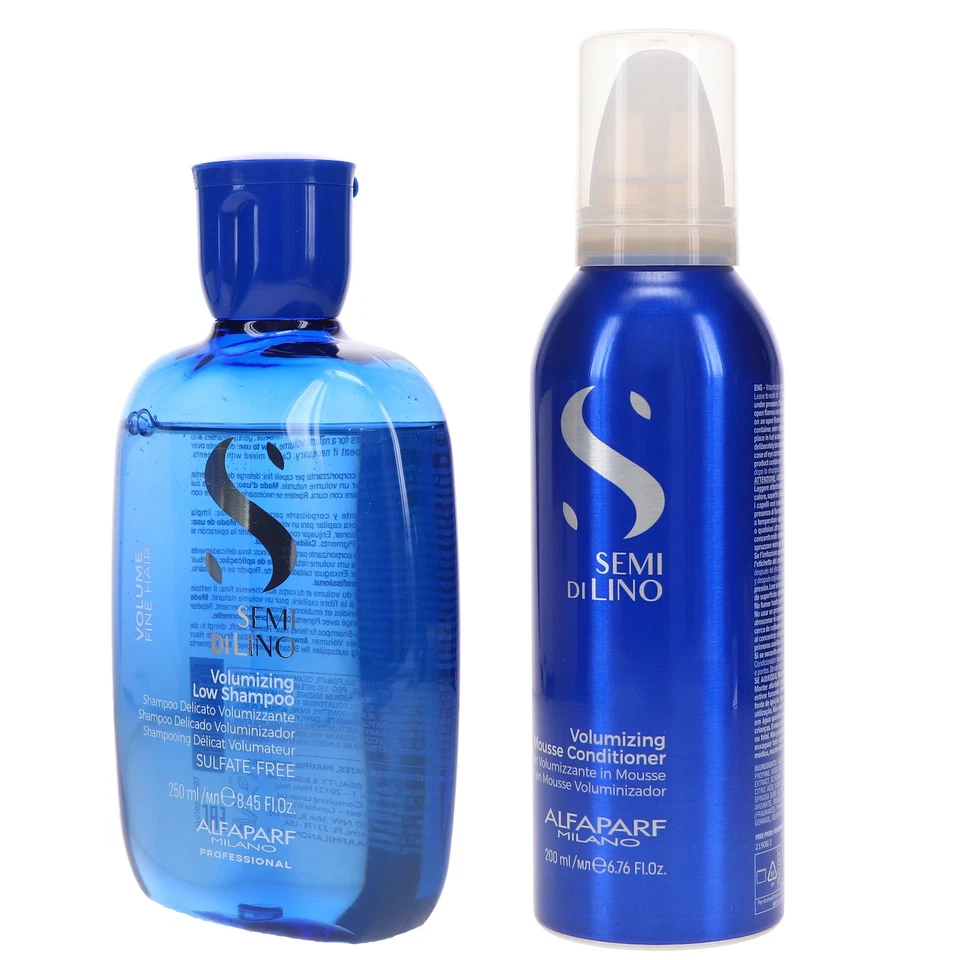 Alfaparf Milano Semi Di Lino Volumizing Low Shampoo 8.45 oz & Semi Di Lino - Image 2 of 4