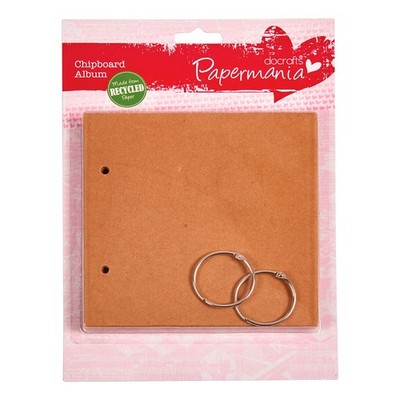 Papermania Chipboard Album 15x15 cm Scrapbook Fotobuch Bastelalbum