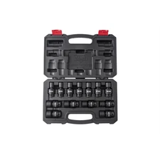 Sunex 2665 13-Piece 1/2" Drive Metric Universal Impact Socket Set
