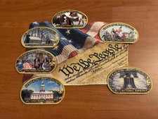 BSA, 2017 Jamboree Seven (7) Patch JSP Set, Cradle of Liberty Council