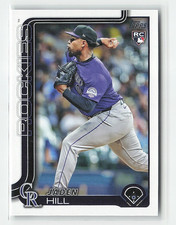 2025 Topps Baseball Jaden Hill #556 RC Colorado Rockies