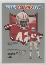 1990 Fleer All-Pro Ronnie Lott #19 HOF 1b9b