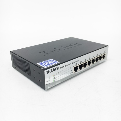 D-Link DES-1210-08P 8-Port 10/100 PoE Network Switch With Power Supply - Afbeelding 2 van 4