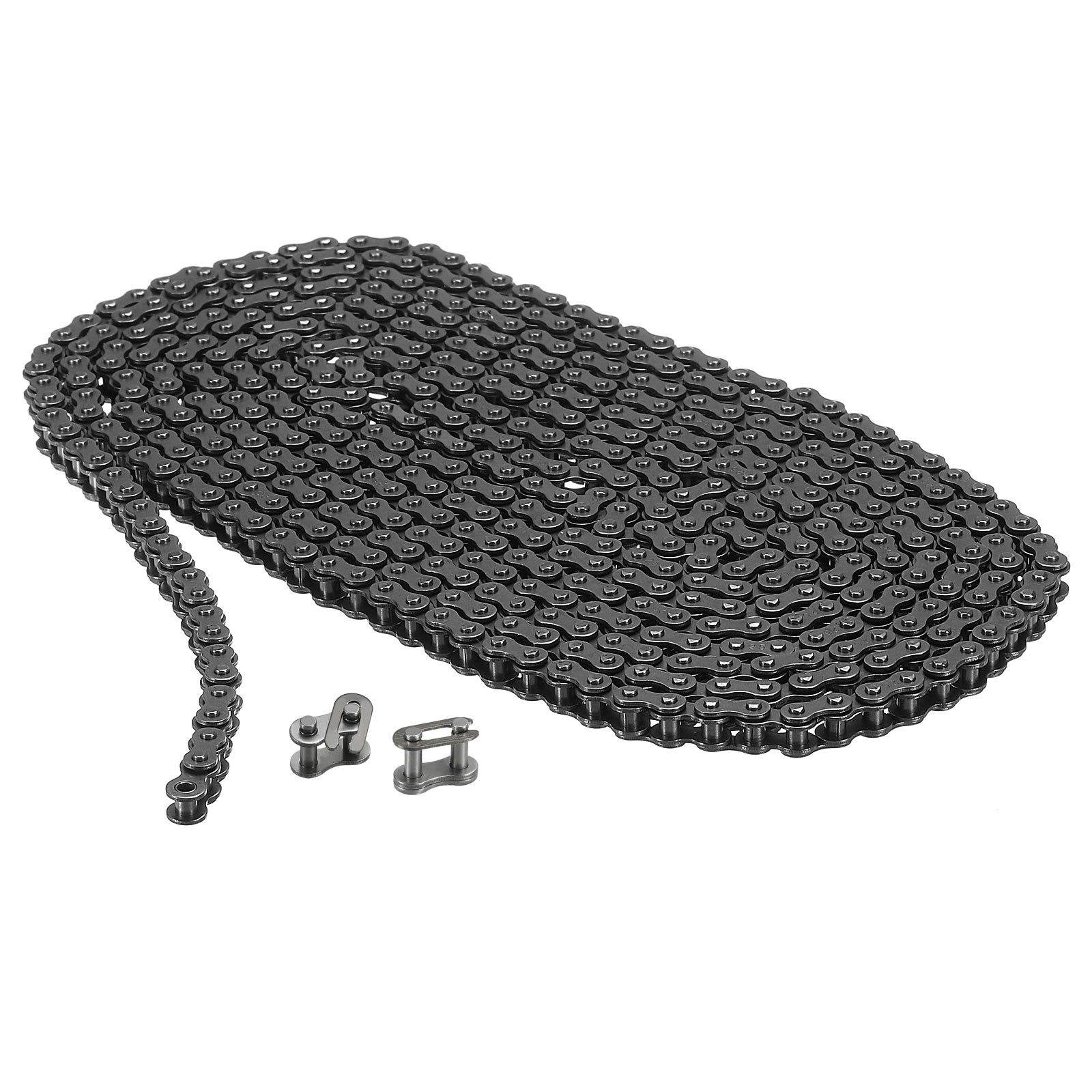 #25/04C-1 Roller Chain 10 Feet with 2 Free Chain Master Links 480 Links