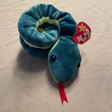 Hissy 1997 Ty Beanie Babies Snake Plush Retired 3-31-99 4185 Stuffed Animal