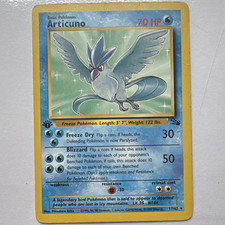 WOTC Articuno 17/62 Fossil Holo Rare 1999 English 70 HP 1st Edition on eBay
