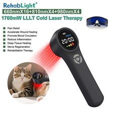 1760mW Cold Laser LLLT Device for Neck Back Shoulder Knee Pain Relief Home Use