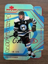 2021-22 Upper Deck MVP - Colors and Contours Cam Atkinson #75 Green /20