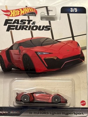 Hot Wheels Premium Fast & Furious W Motors Lykan HyperSport Furious7 3/5