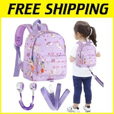 Attractive Toddler Backpack Leash with Rainbow Pattern