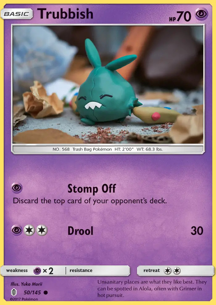 Trubbish Guardians Rising #50 Pokémon TCG