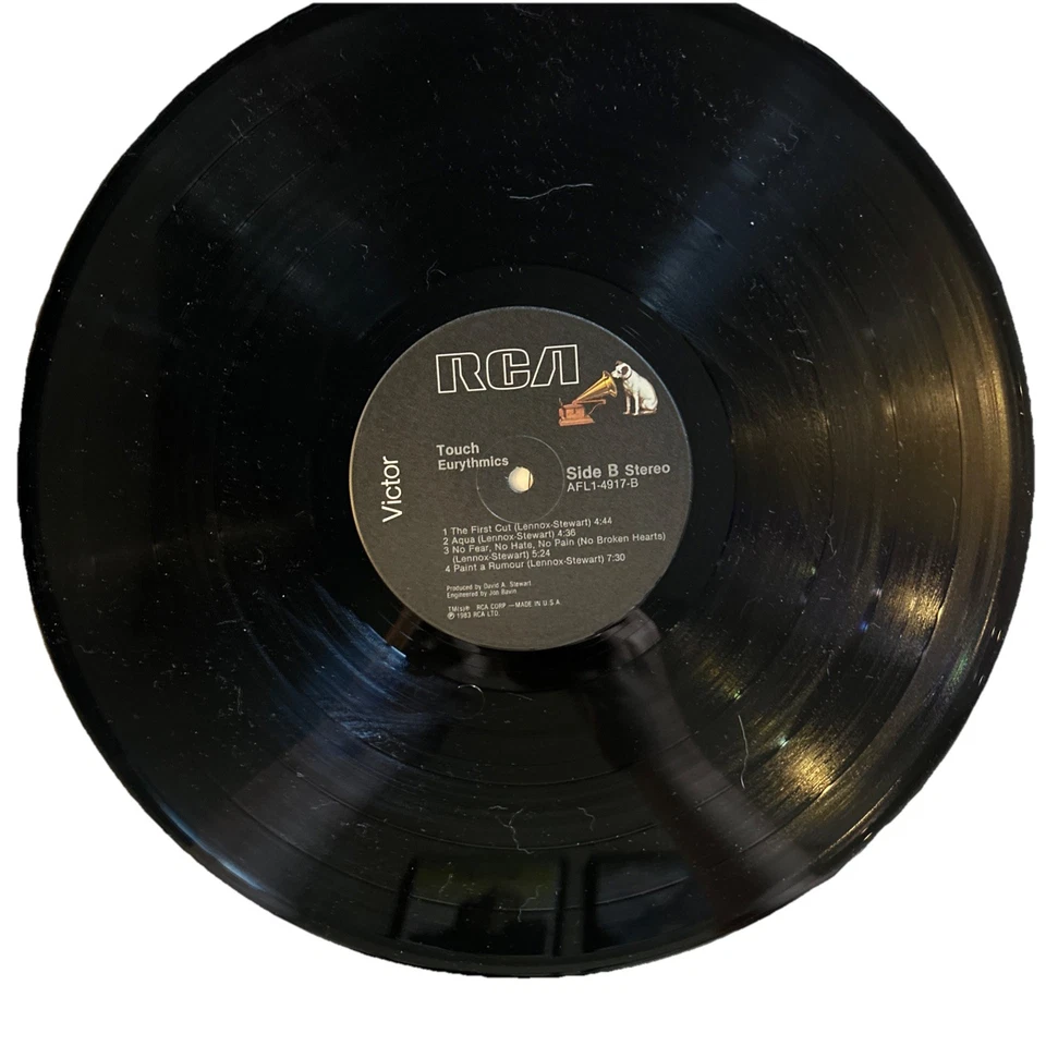 Eurythmics: Touch, Vintage LP, 1983 Annie Lennox Dave Stewart Vinyl New Wave - Image 4 of 4