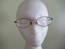 BROOKS BROTHERS Copper Color Metal 1135-S Oval Eyeglasses Frames