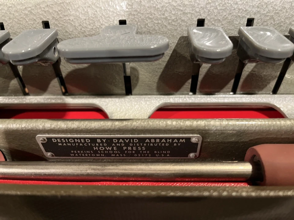 Perkins Classic Brailer Designed David Abraham Perkins School For The Blind. - Image 4 of 4