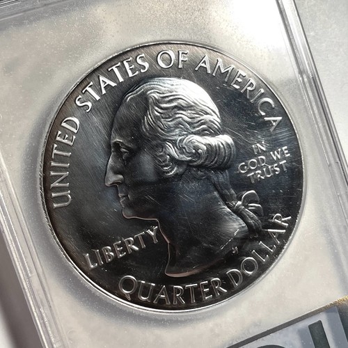 2010 Yellowstone NP 5Oz .999 Silver Quarter PCGS MS69PL Proof Like First Strike - Picture 8 of 11
