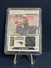 2024 Panini Contenders- Joe Milton #RTS-JMN Rookie Ticket Swatch (RC, Mem)