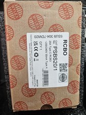 WYLEX 20 AMP CURVE C 10kA 30mA RCBO TYPE A PSBS20/1