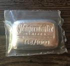 1oz. Yeagermeister (YPS) Limited Edition Poured .999 Silver Bar #148 of 1000