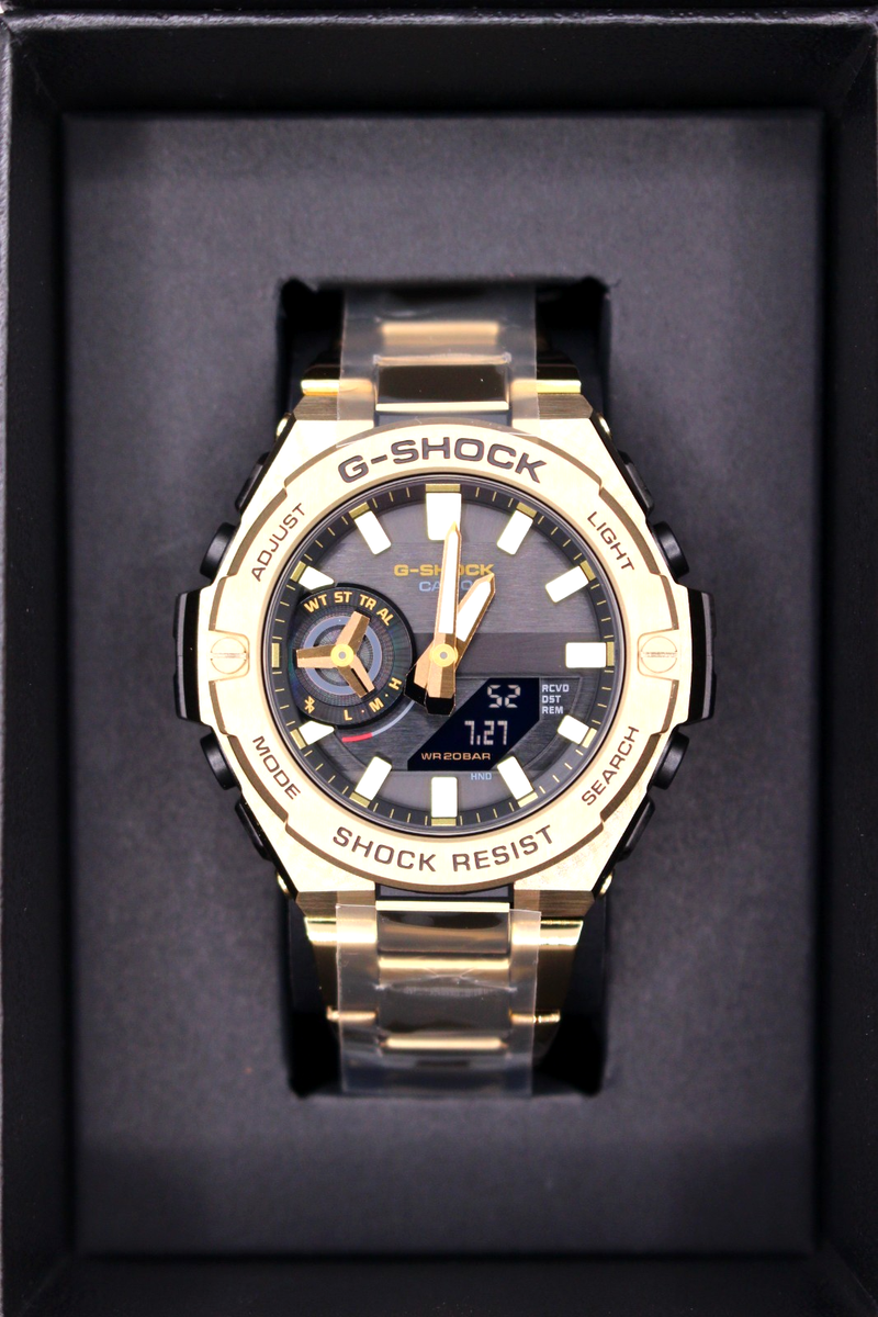 CASIO G-SHOCK GST-B500GD-9AJF G-STEEL Gold Black Carbon Bluetooth