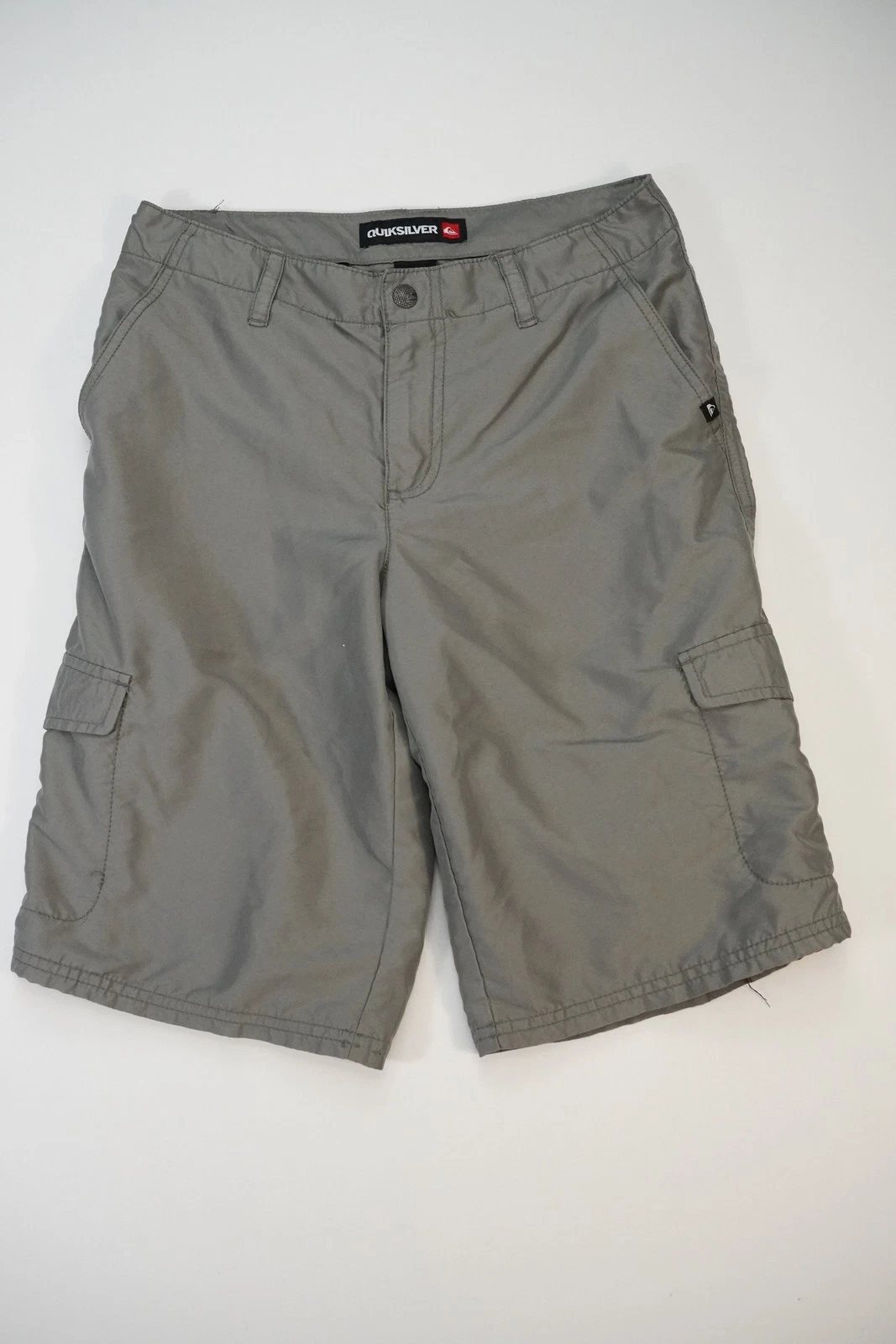 Quiksilver Crucial Battle Mens Cargo Shorts Gray Size 27 Utility Outdoors