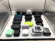Lot of 22 Bluetooth Wireless Earbuds Bose Jabra Skullcandy JLabs Toro+ Parts