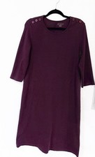 Appleseeds Women’s Medium Dress Maroon 3/4 sleeve