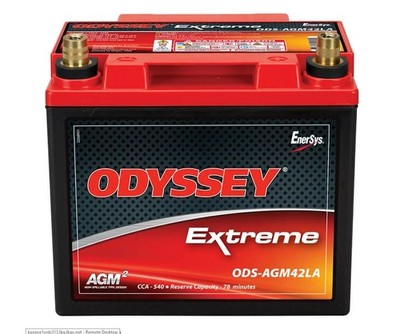 Odyssey Battery (O22) ODS-AGM42LA Battery Extreme Series AGM Absorbed Glass Mat