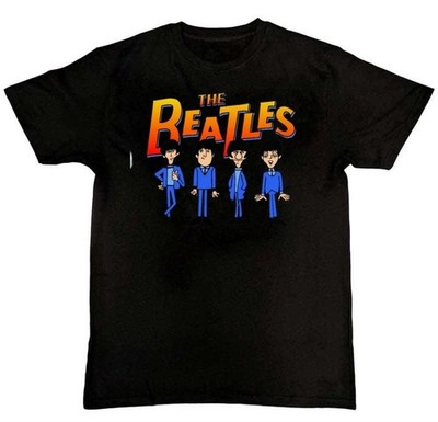 THE BEATLES SATURDAY MORNING CARTOON Unisex Herren T-Shirt S M L XL 2 3 4 XL