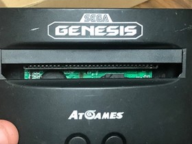 Sega Genesis Classic Game Console Only & Capcom Street Fighter II Game UNTESTED