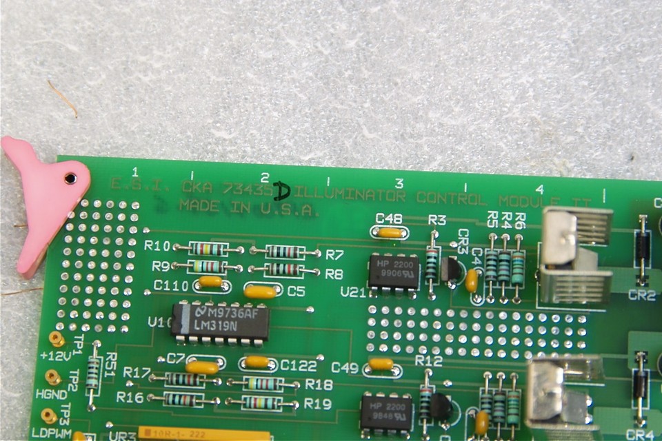 ESI CKA 73435 D ILLUMINATOR CONTROL MODULE II,PII-15298A PCB 73434 B ...