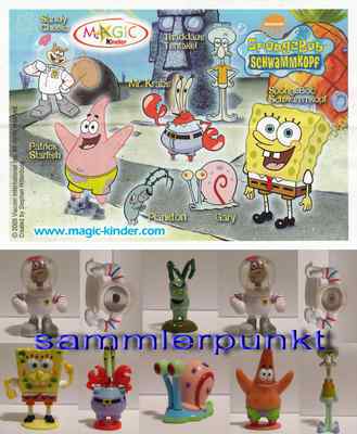 EINZELFIGUR bzw. VARIANTE + BPZ Ihrer Wahl aus SpongeBob Schwammkopf